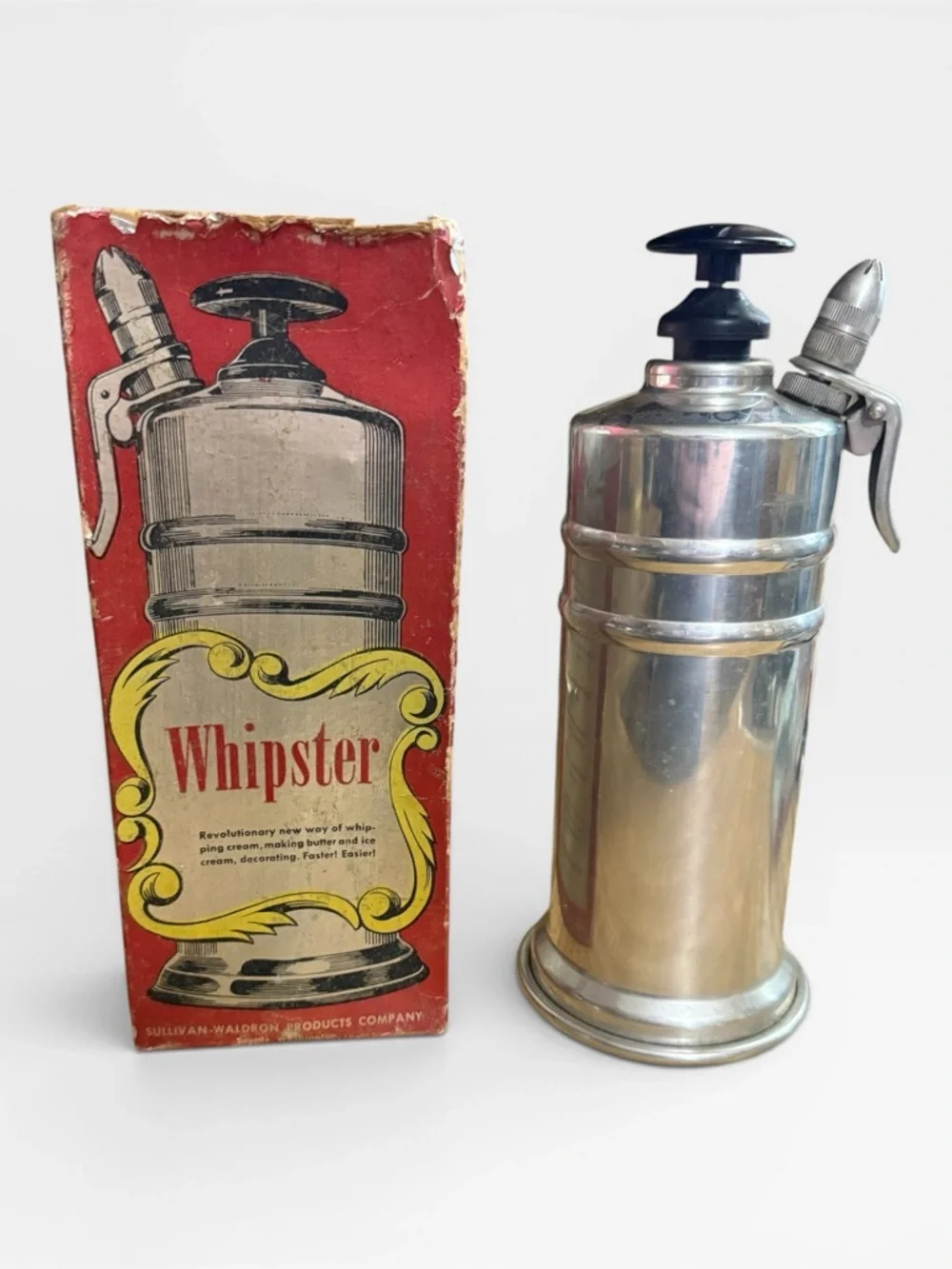Vintage Whipster - A Multi-Purpose Kitchen Tool by Sullivan-Waldron Products Co